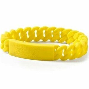 Safety Yellow Silicone Bracelet Marc By Marc Jacobs